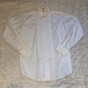 Vintage Broadway Tuxmakers White Dress Shirt